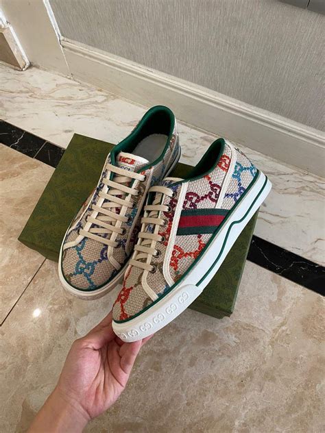 fake gucci shoes for sale|knock off gucci tennis shoes.